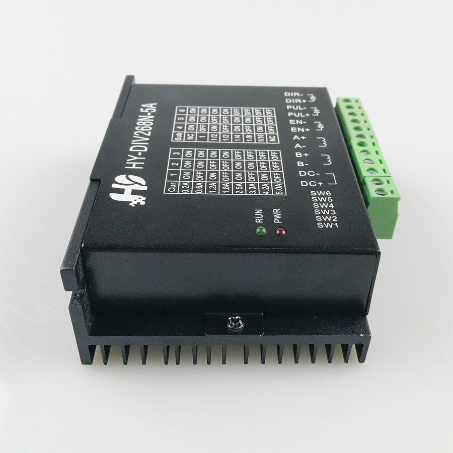 WaveTopSign HY-DIV268N-5A duas fases híbrido stepper motor driver pisar acionamento do motor DC usando 12 ~ 48 V kit CNC