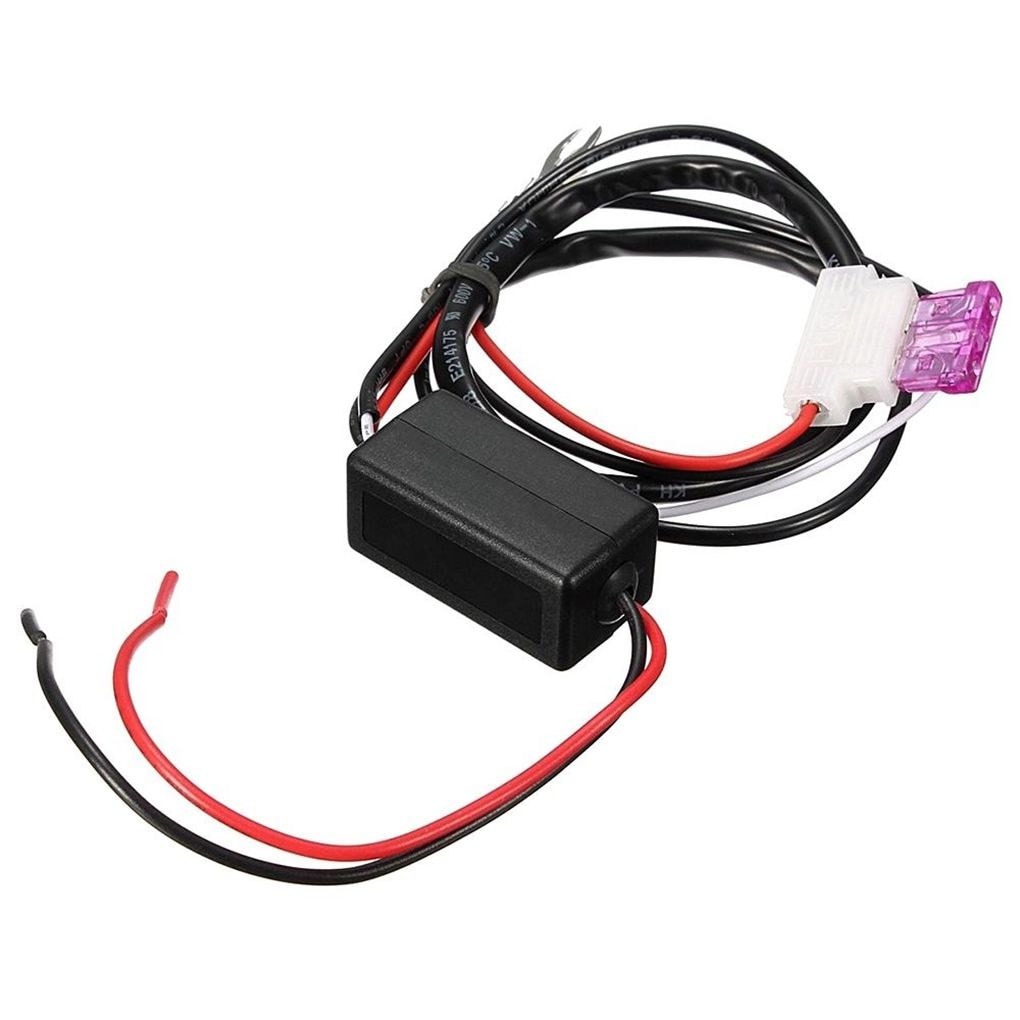 Automatic Car Smart LED Daytime Running Light Relay Control Switch DRL On-off Harness Dimmer