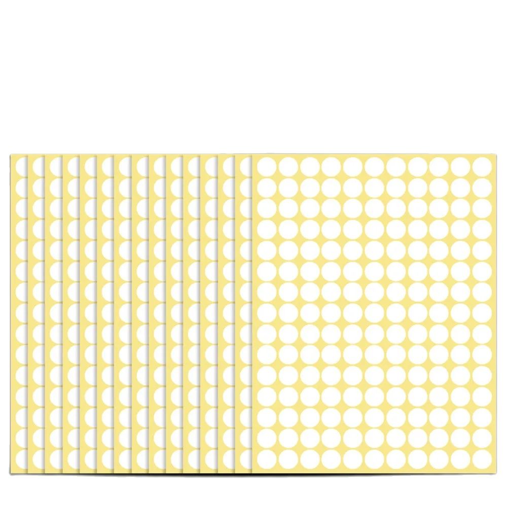 100 mm/10 cm, grote ronde stickers, 4 inch grote cirkellabelstickers, 15 vellen/zak: Clear