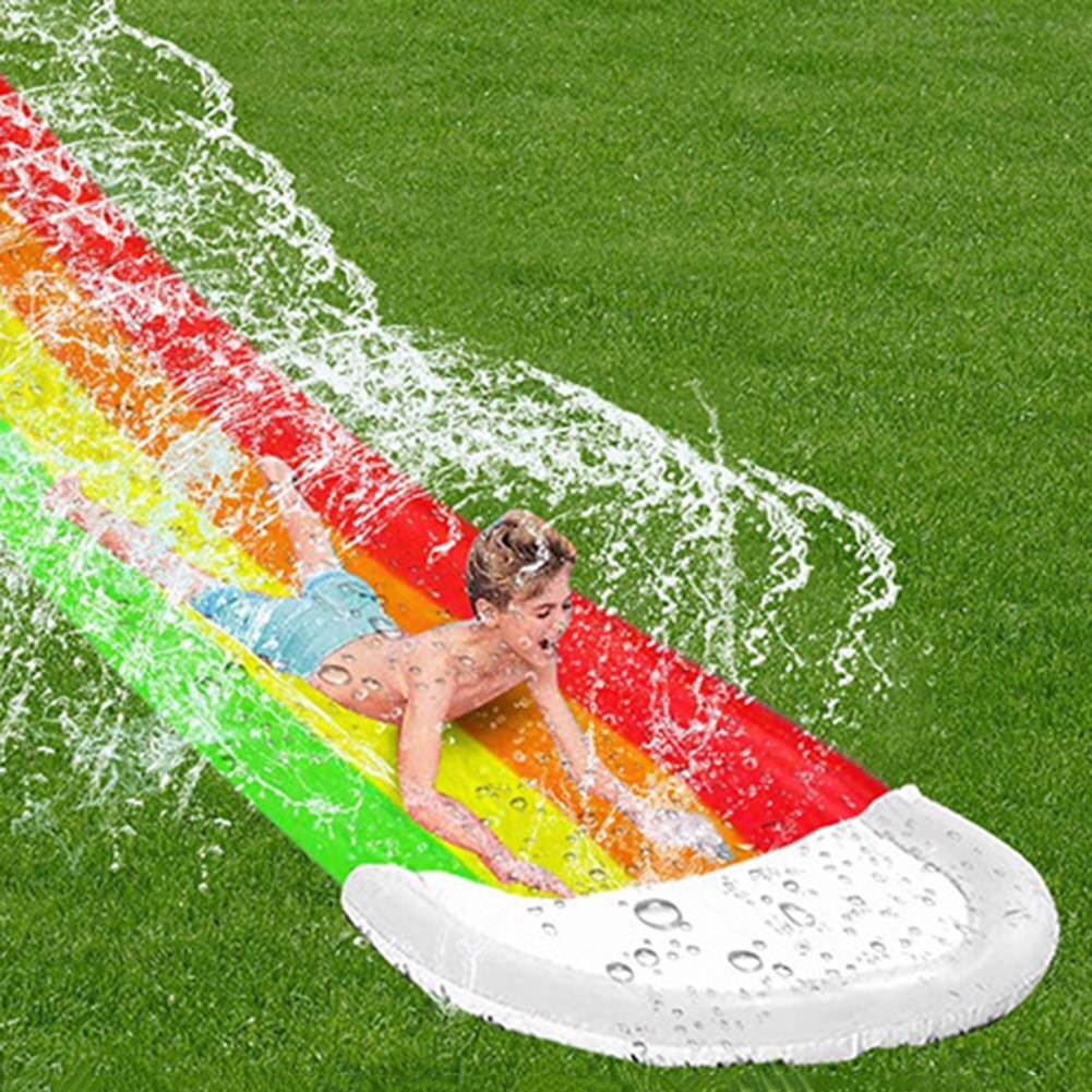 Games Center Backyard Children Adult Toys Inflatable Water Slide Pools Children Kids Summer Backyard Outdoor Water Toys