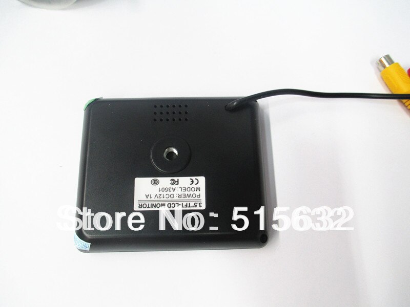 3.5 inch HD Auto monitor Auto digitale Kleuren TFT LCD Monitor Achteruitrijcamera DVD met alarm