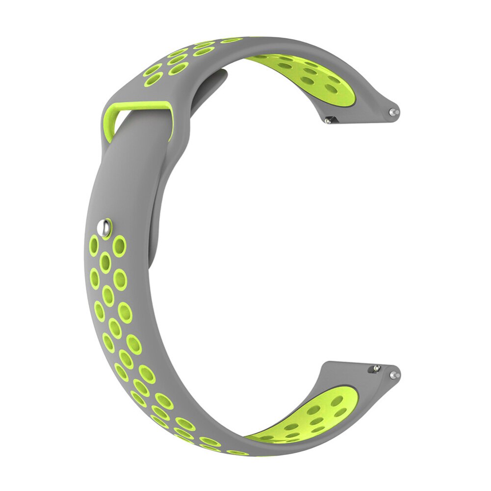 Correa de silicona para Garmin vivove HR / Vivoactive 3, repuesto de correa deportiva para Reino Unido: gray green