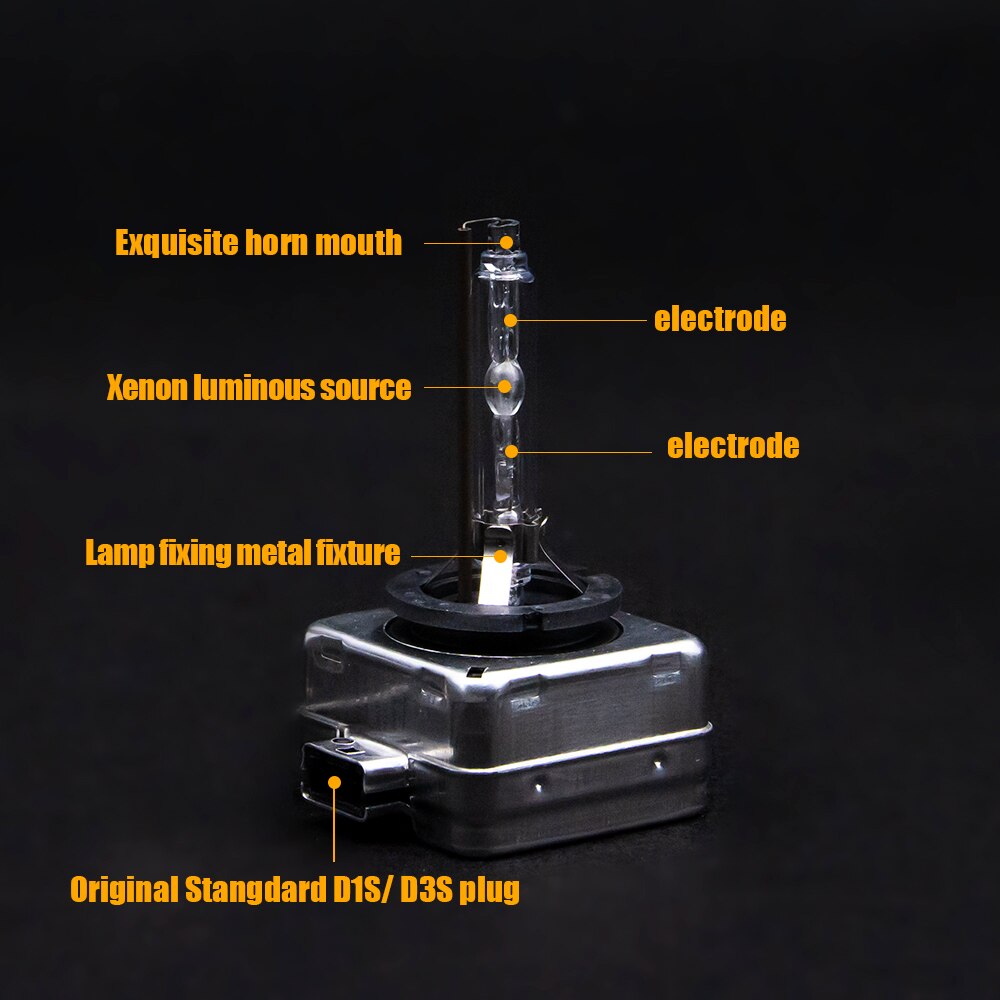 2 stuks Originele D1S Xenon 5000K D3S HID Lamp Lamp 4300K 8000K D1S 6000K Metalen Klauw 35W D1S D3S Auto Koplamp Lamp Auto Styling