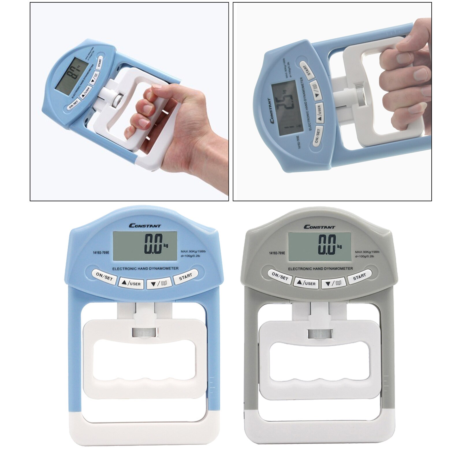 Electronic Hand Dynamometer Grip Strength Meter for Rehabilitation Training
