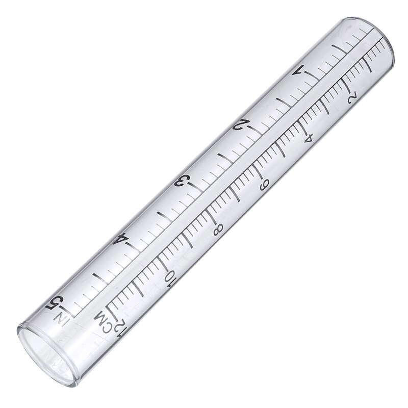 5 pouces capacité verre pluviomètre Tube de remplacement extérieur maison jardin Yard clair 140mm pluviomètre outil