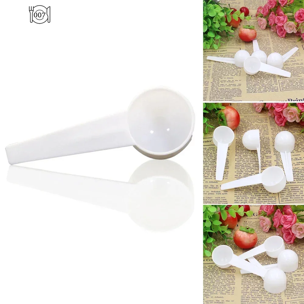 5/10 teile/satz 10 ml 5g Wiederverwendbare Food Grade Löffel Kunststoff Mess Scoop PP Messen Löffel Milch Kaffee teelöffel Milch Pulver Küche