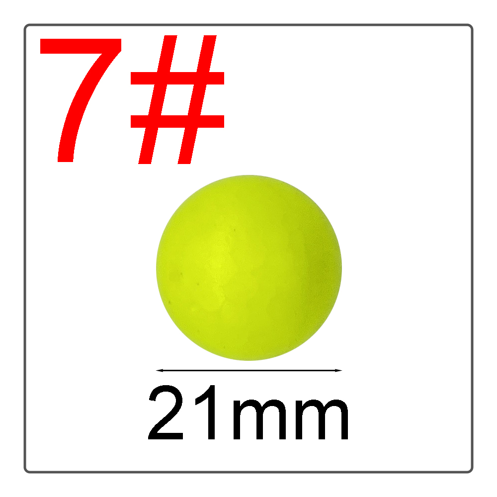 1 # -10 # Boule flottante EPS, boule en mousse, haricots accrocheurs, boule flottante modifiée, bouée sphérique, équipement de pêche, couleurs vives: Marron