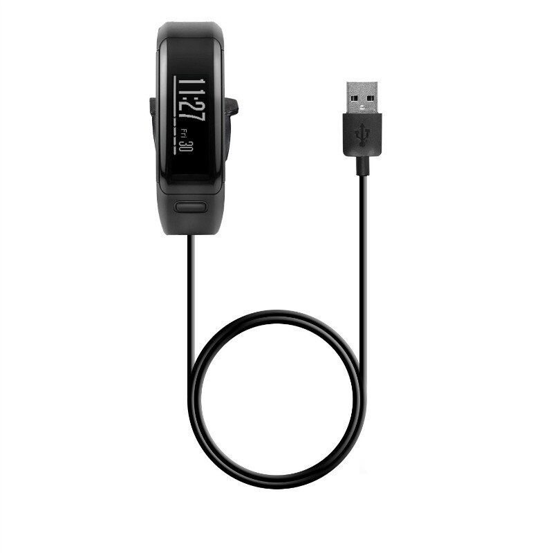 ZycBeautiful USB Power Charger Cable voor Garmin vivosmart HR Snel Opladen Dock 1 m Data Cord voor Garmin VIVOSMART HR +