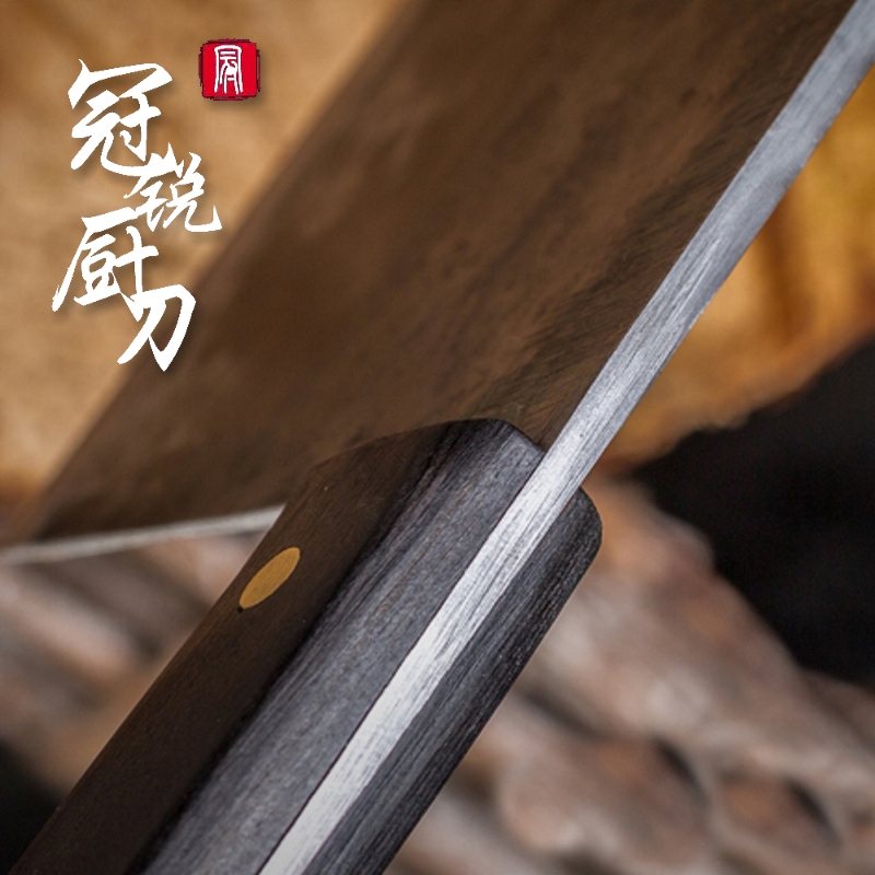 Kokkekniv håndlavet kløvekniv højkulstofbeklædt stål fuld tang køkkenknive slagter udskæring fileteringsværktøj håndsmedet