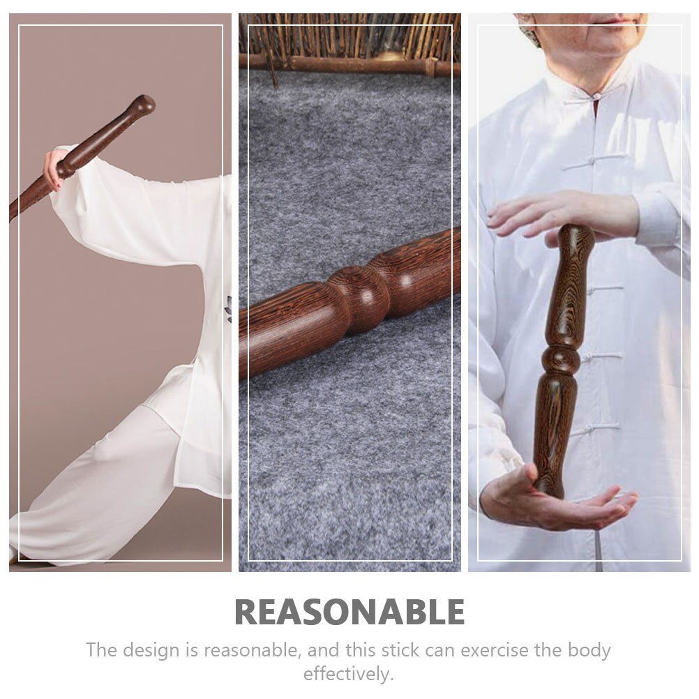Règle de Tai Chi Portable, bâton de Tai Chi en bois, bâton de Kungfu, accessoire de maison