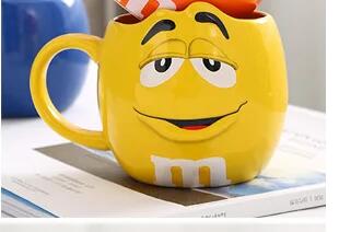 Kubki robić kawy o dużej pojemności kubki na mleko na herbatę śniadaniową: żółty