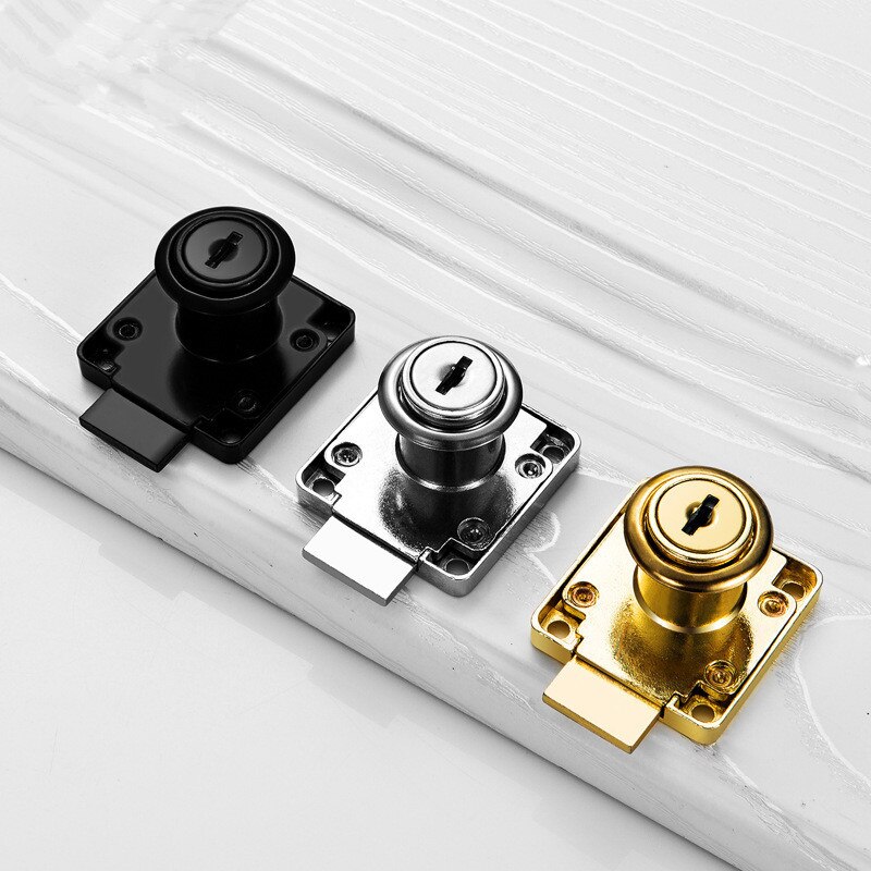 Kk & Fing Lade Sloten Met 2 Sleutels Meubilair Hardware Deur Kast Lade Slot Voor Bureau Brief Box 3 kleuren Cam Sloten