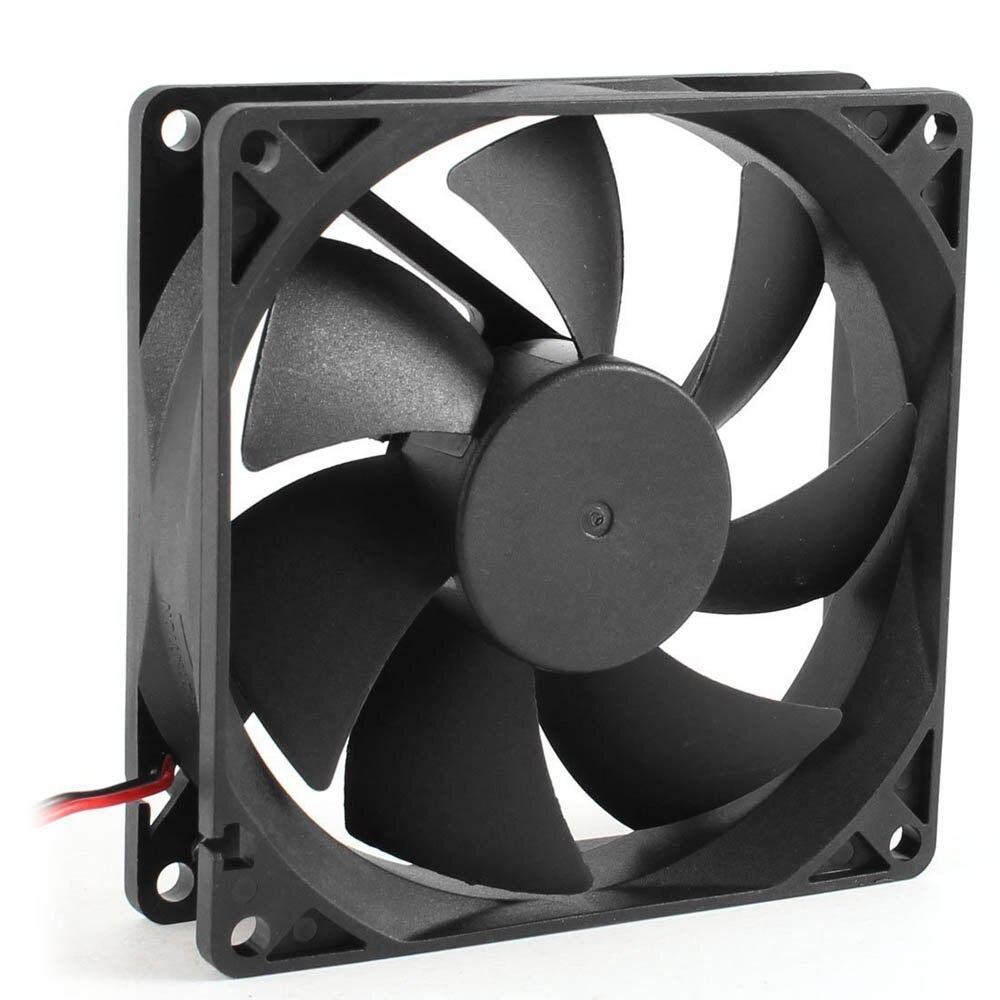 Computer Case Pc Fan Rustig 8Cm/80Mm/80X80X25Mm 12V Computer/Pc/Cpu Stille Koeling Apparaat Case Fan Zwart 3pin Interface