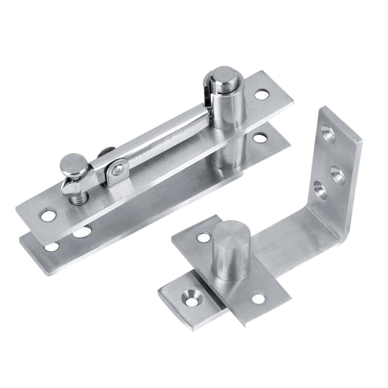 1 Set 360 Degree Stainless Steel Door Pivot Hinge Tall Building Rotary Door Pivot Hinge Install Up and Down for One Set: Default Title