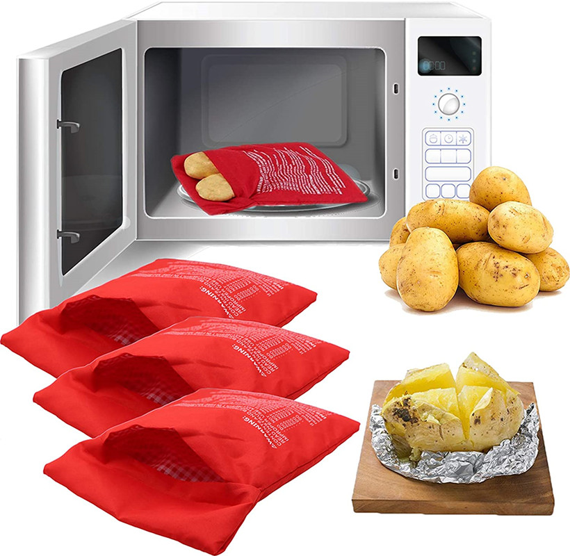 Magnetron Potato Cooker Bag Gebakken Aardappel Magnetron Koken Aardappel Quick Fast Keuken Accessoires
