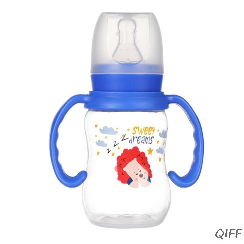 120ml nyfødt baby spædbarn ammende mælk frugtsaft vand fodring drikkeflaske  k1kc: Bl2
