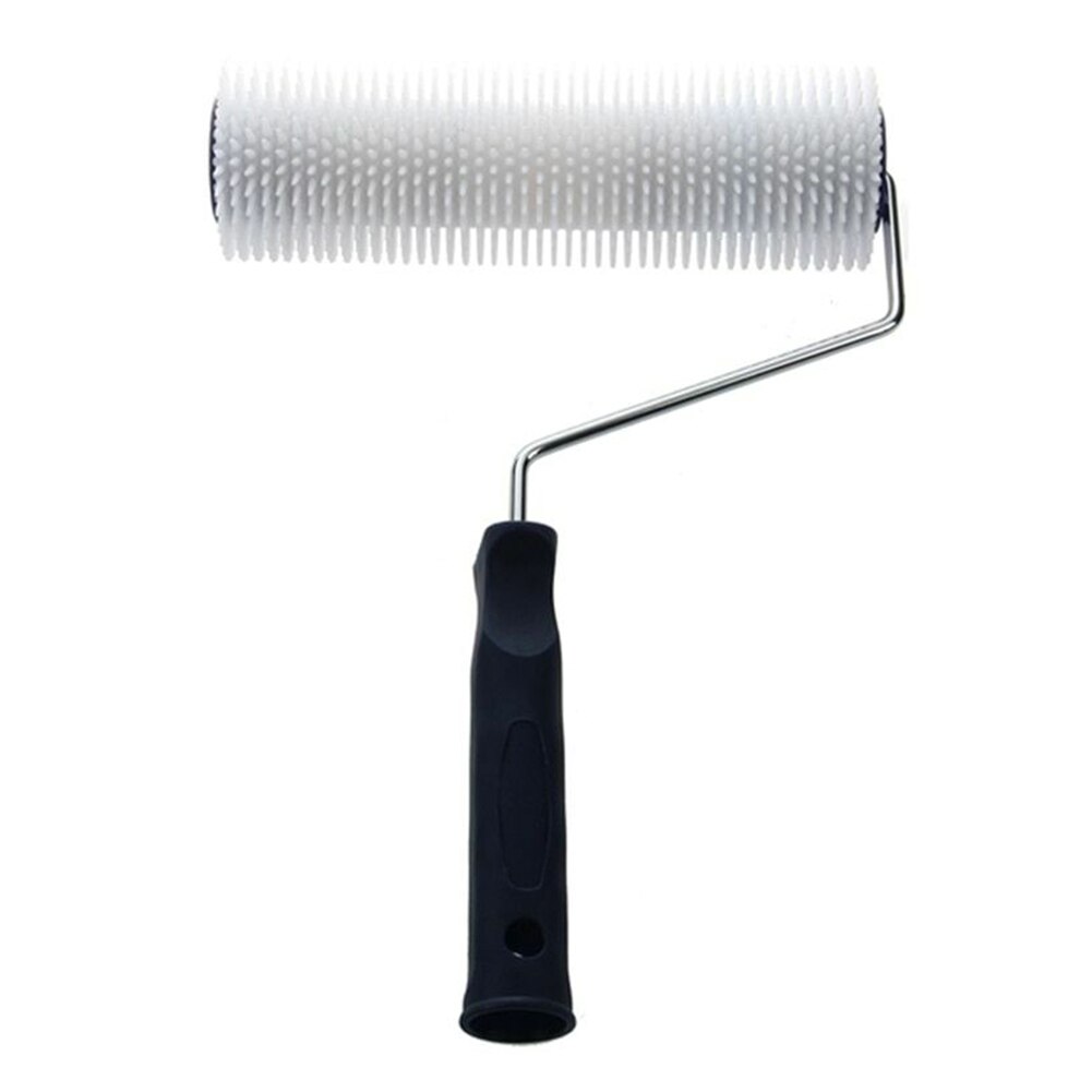 Spiked Cement Portable Plastic Handle Practical 13mm Teeth Height Paint Defoaming Brush Roller Bubble Remove Tool Self Leveling