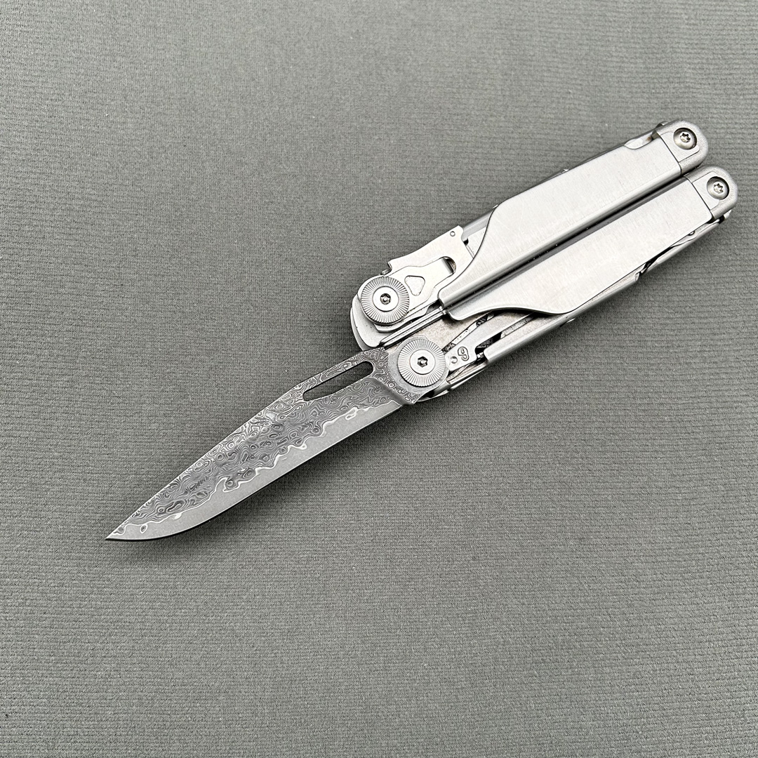 Accessories For Leatherman SURGE VG10 Damascus steel replacement parts Pliers modification part Original size Multifunctional