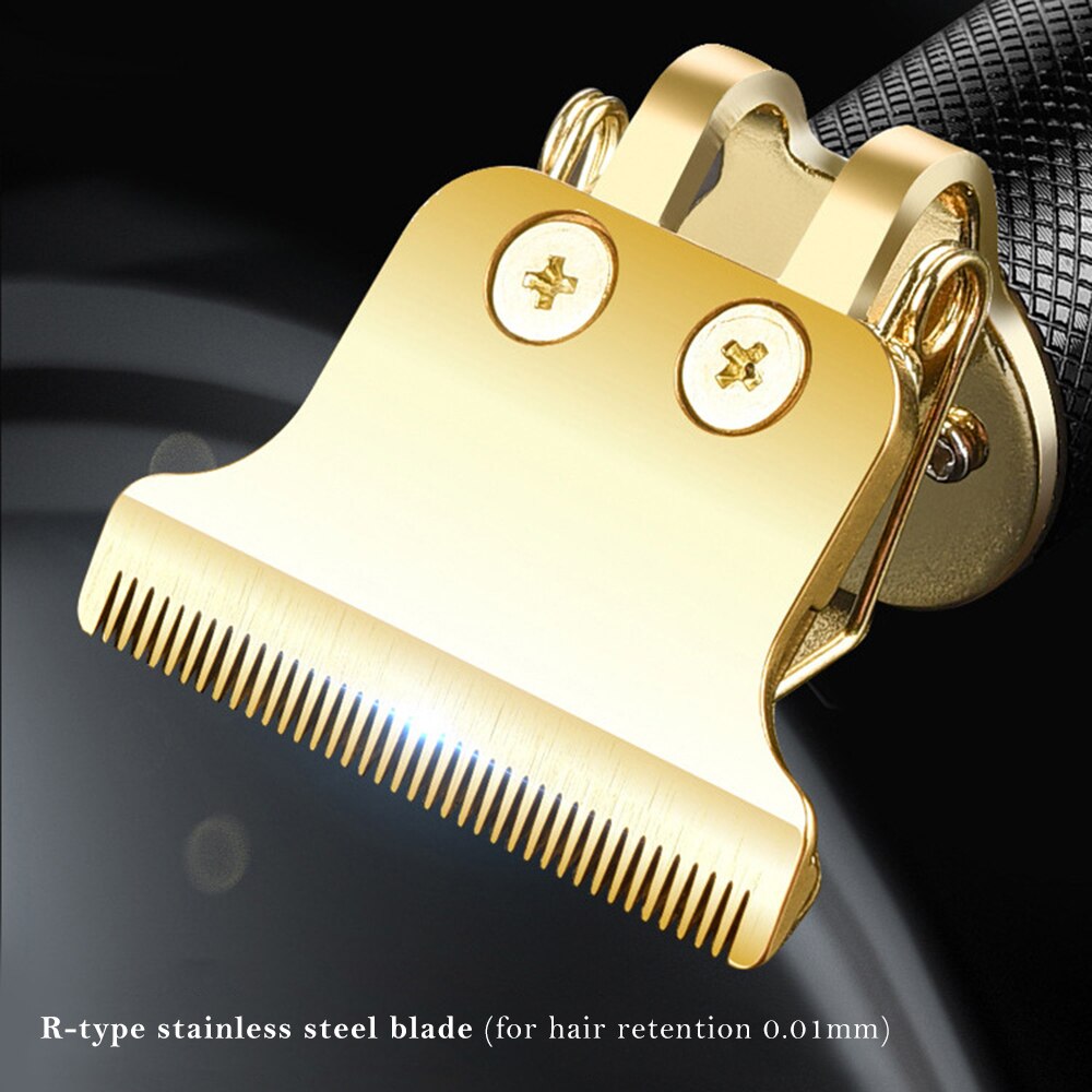 nah dran-schneiden Digitale Friseur Elektrische Haar Haarschneidemaschine Professionelle Barbier Männer Haar Trimmer 0mm T-Klinge Bart haar Haarschneidemaschine