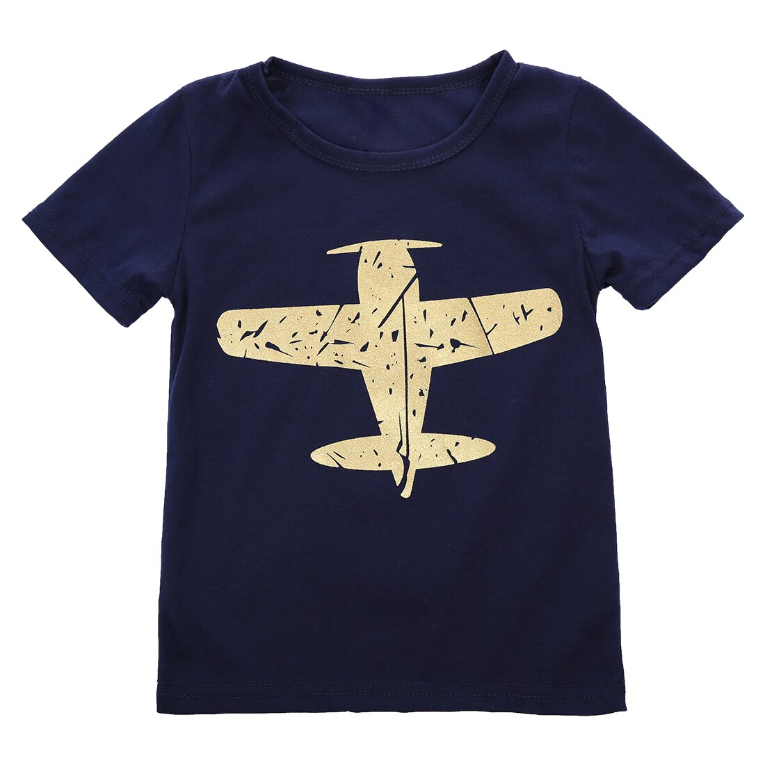 1-8 år børn dreng sommer t-shirt afslappet print fly tegneserie børn drenge tees top kortærmet bomuld toppe t-shirt