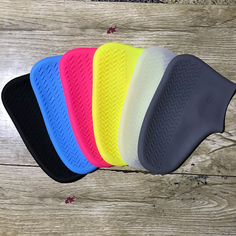 Wasserdichte Schuh Abdeckung Silikon Material unisex Schuhe Protektoren Regen Stiefel für drinnen draussen Regnerischen Tage Mehrweg