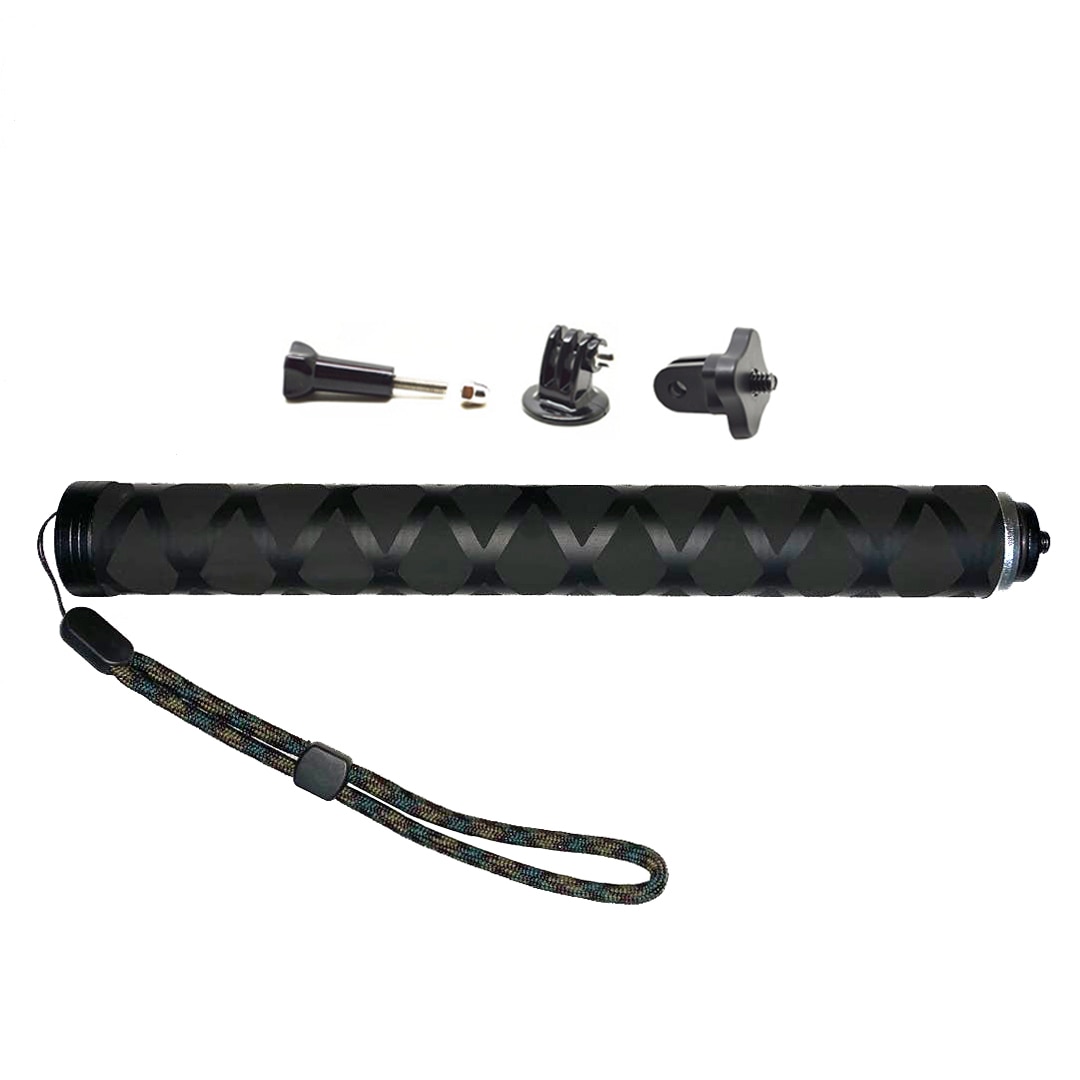 Karbonfiber usynlig selfie -pinne for insta 360 one r /x /gopro dji osmo action kamera 1/4 skrue monopod for go pro tilbehør