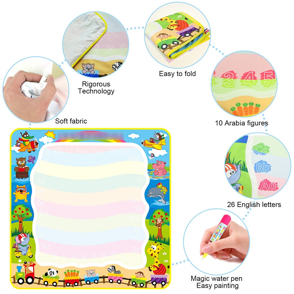 Tapete Mágico Para Garabatos De Agua Para Niños, Tapete Para Dibujar Tapete Magico Para Pintar Con Agua Juguetes Educativos Libros Para Colorear Tablero De Pintura Magica Tapete Mágico Para Garabatos De Agua Para Niños, Tapete Para Dibujar Tapete Magico Para Pintar Con Agua Juguetes Educativos Libros Para Colorear Tablero De Pintura Magica