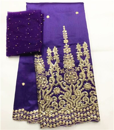 Royal Blue Indian George Fabrics African George Fabric With Guipure Handcut Sequins George Lace Newest: LX1400615g803