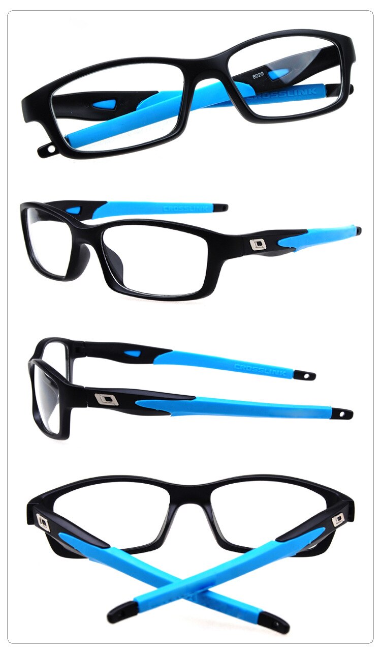 Eyeglasses Glasses Frame Prescription Eyewear Spectacle Frame Glasses Optical Brand Eye Glasses Frames for Men: 7-WYM8029-C7