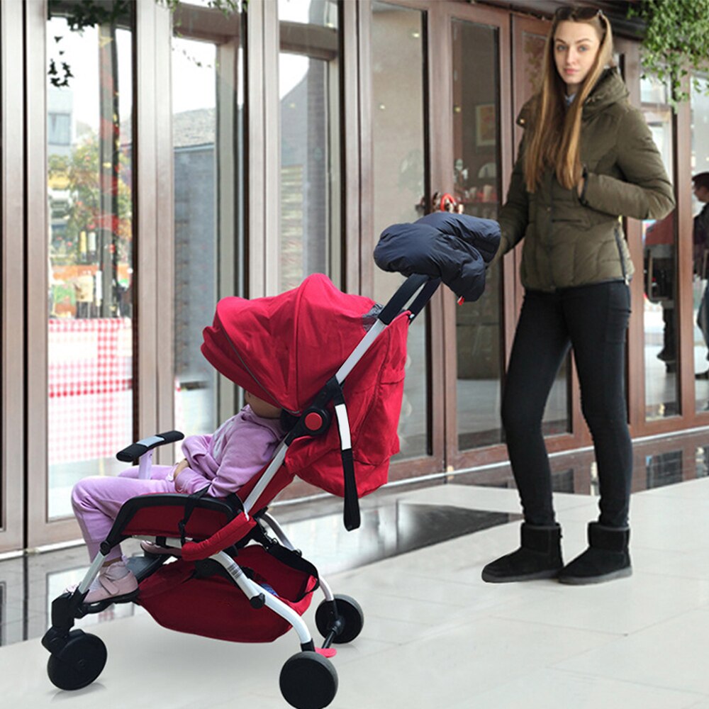 Guantes de invierno para cochecito de bebé, manoplas de mano, accesorios para cochecito de bebé, cubierta de mano impermeable para silla de paseo, manoplas de piel, gancho de bolsillo para teléfono