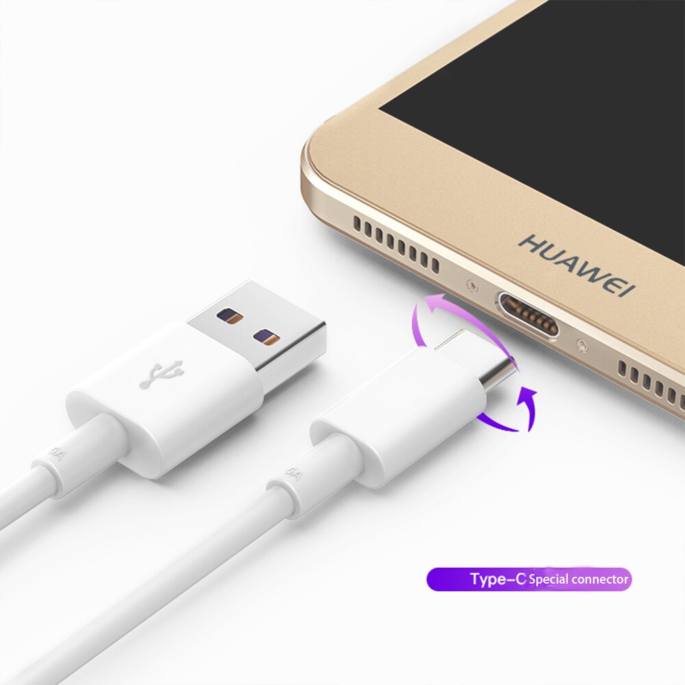 Huawei Snelle Oplader Voor Mate 9 10 Pro P10 Plus Supercharge Quick Travel Wall Adapter 4.5V 5A/5V4.5A Type-C 3.0 Usb Kabel 1M 1.5M