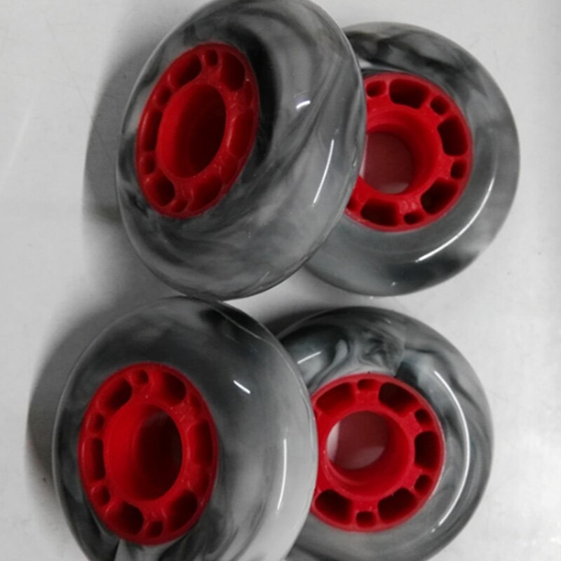 4PCS 85A Marble Wheels with High Elastic Wheels for Roller Skates Sports Wheels for Skates