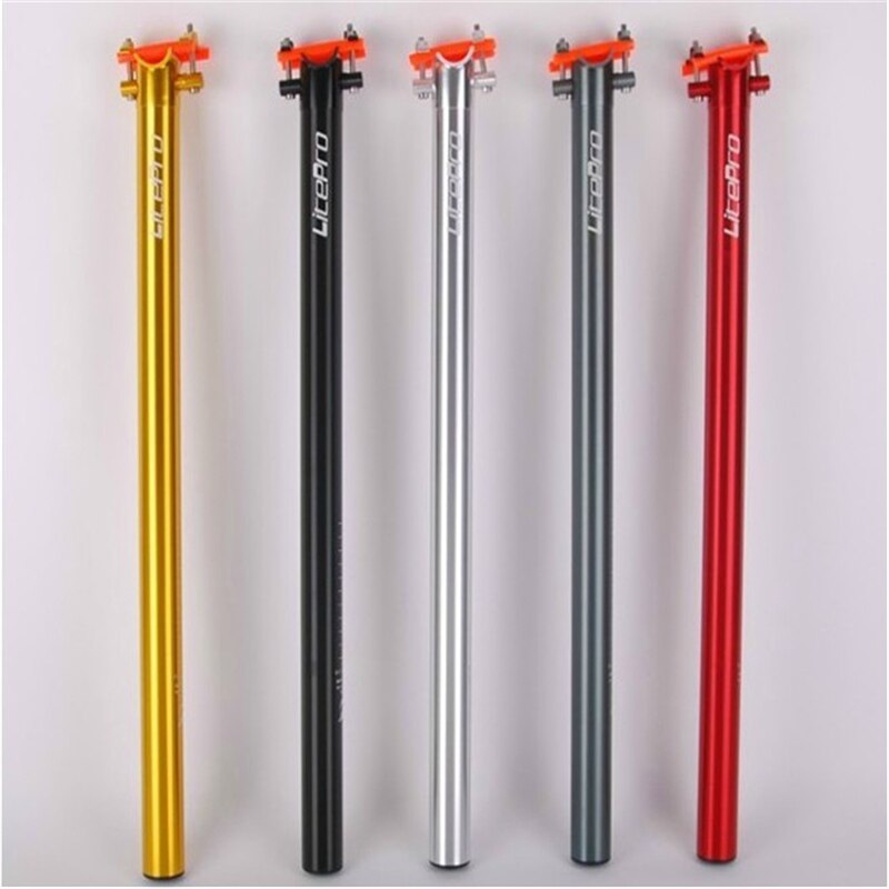 Litepro urltra-światło 33.9mm x 600mm kwiat śliwy rura wioślarz rowerowy sztyca CNC zacisk sztycy