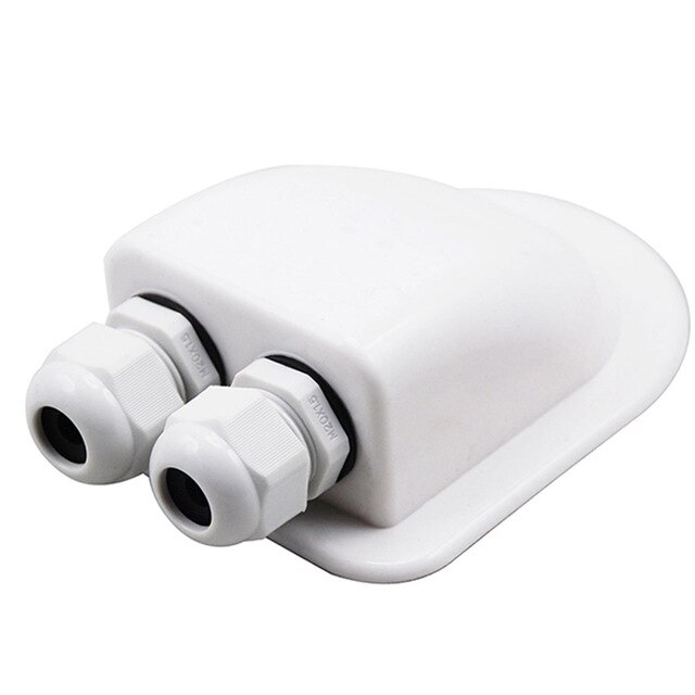 Solar Car Junction Box Plastic Roof Wire Entry Gland Box Solar Panel Cable Motorhome Junction Box RV Caravan Accessories: Default Title