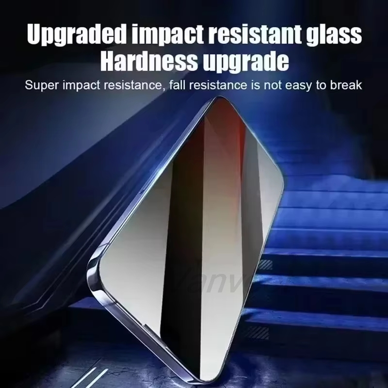 1-4PCS Privacy Dust Free Screen Protector For iPhone 17 Pro Max Tempered Glass Anti-Scratch Oleophobic Coating Easy Installation