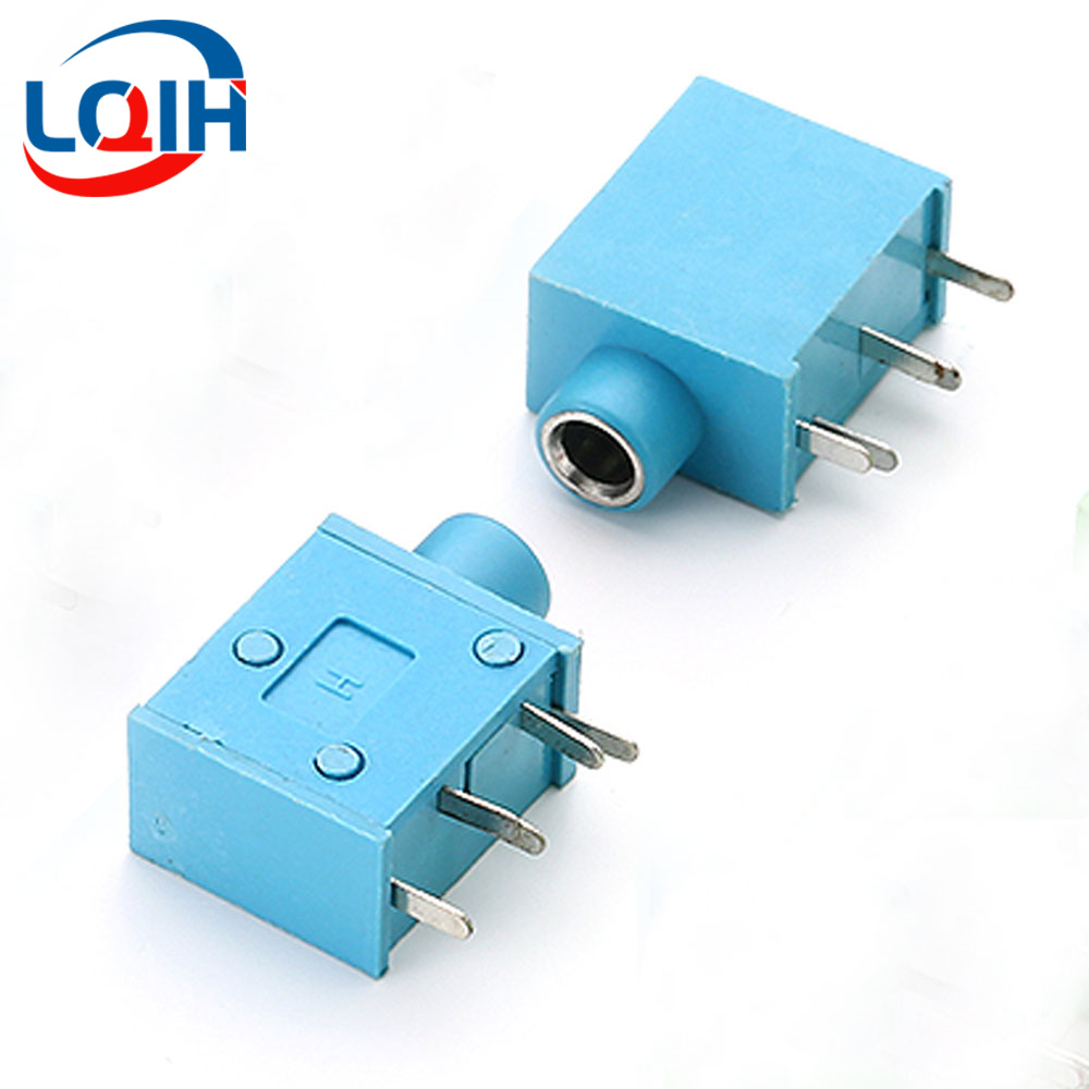 3.5MM gniazdo słuchawkowe audio-wideo żeńskie dwukanałbyć winnym gniazdo stereofoniczny gniazdo Jacek stereofoniczny lutowane robić montażu na panelu PJ-320 PJ-327 PJ-391: FIOLETOWY