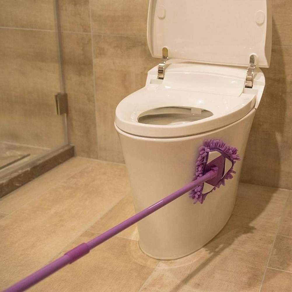 Intrekbare Roterende Driehoek Extension Cleaning Mop Glasreiniger Ultrafijne Vezels Reinigen Stof Mop