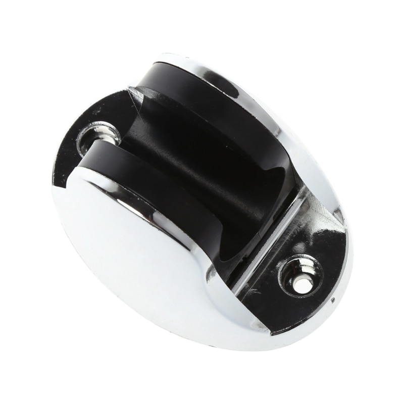 Chrome Bathroom Shower Base Holder Adjustable Hose Wall Mount Head Stand Bracket