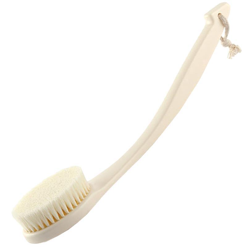 Body Cleaning Brush Long Handle Bath Brush Shower Foaming Brush Body Scrubber Back Scrubbing Bath Brush Soft Bristle Bath Brush: Default Title