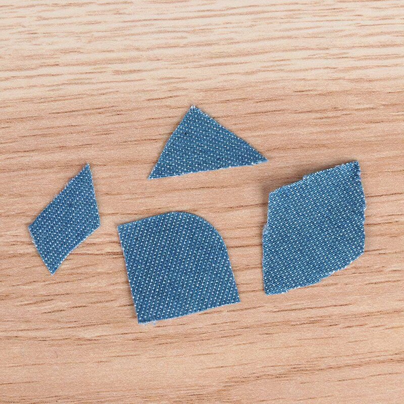 10PCS Iron on Patches Denim Cloth Patch Repair Kit DIY Repair Pants Knee Applique Apparel Jeans Self-adhesive Hole Repair Patche