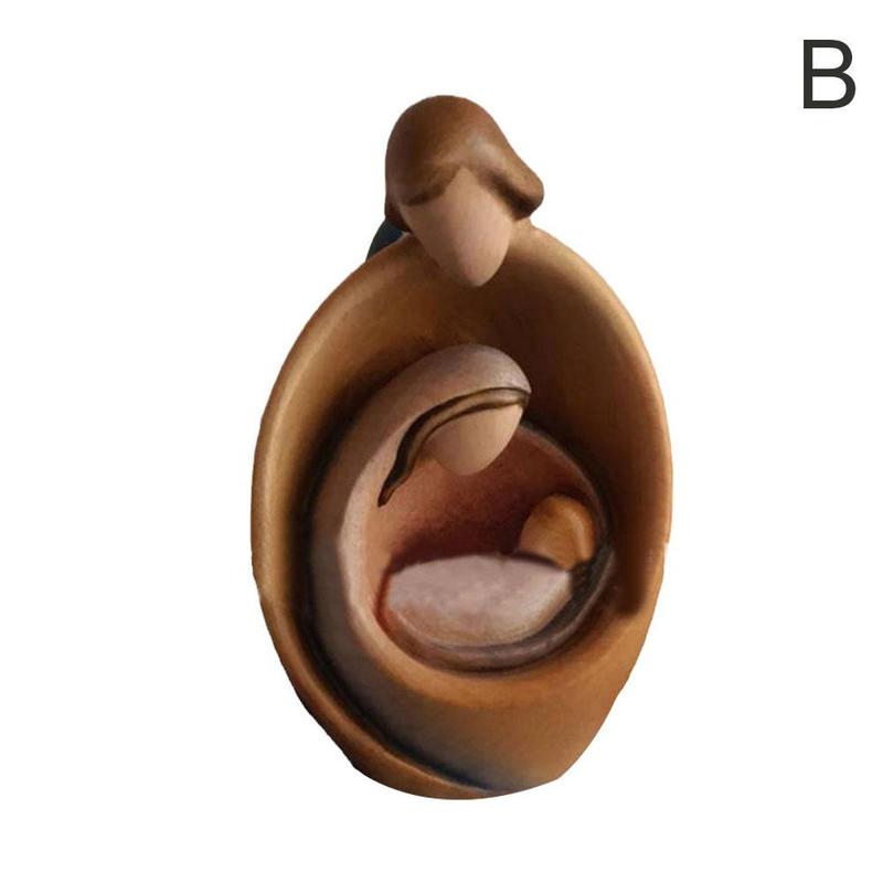 Nativity Scene Holy Family Sculpture Resin Decoration Decoration Resin Crafts Births Nativity Scenes: B