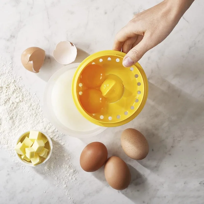 Egg Yolk Separator And Egg Separator Baking Tools Large Capacity Kitchen Accessories Clear Kitchen Gadgets