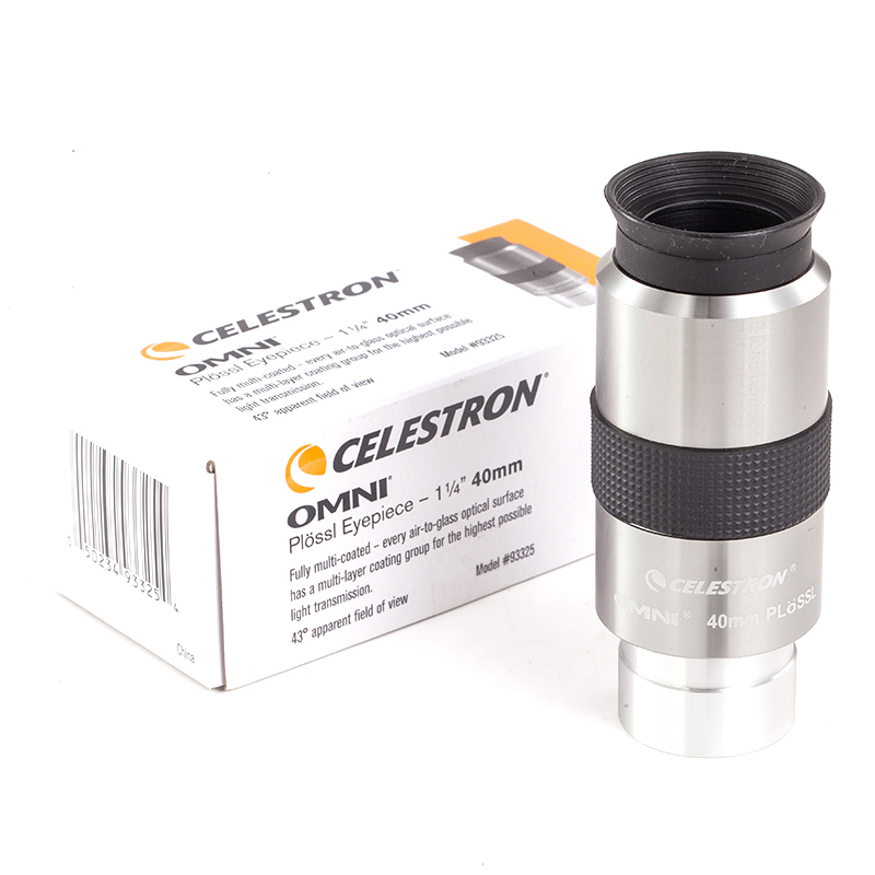 Celestron Omni 4mm 6mm 9mm 12mm 15mm 32mm 40mm y 2x ocular y lente Barlow telescopio astronómico de Metal totalmente multicapa: Oro