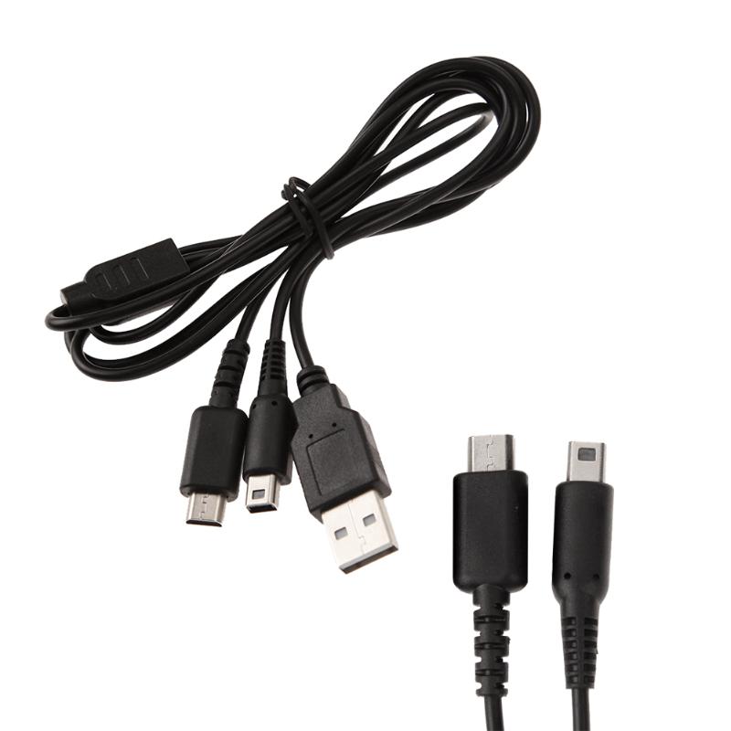 1.2M Game Data Sync Charge Charing Usb Power Cable Cord Oplader Kabels Voor Nintendo 3DS Dsi Ndsi Lithium Batterij