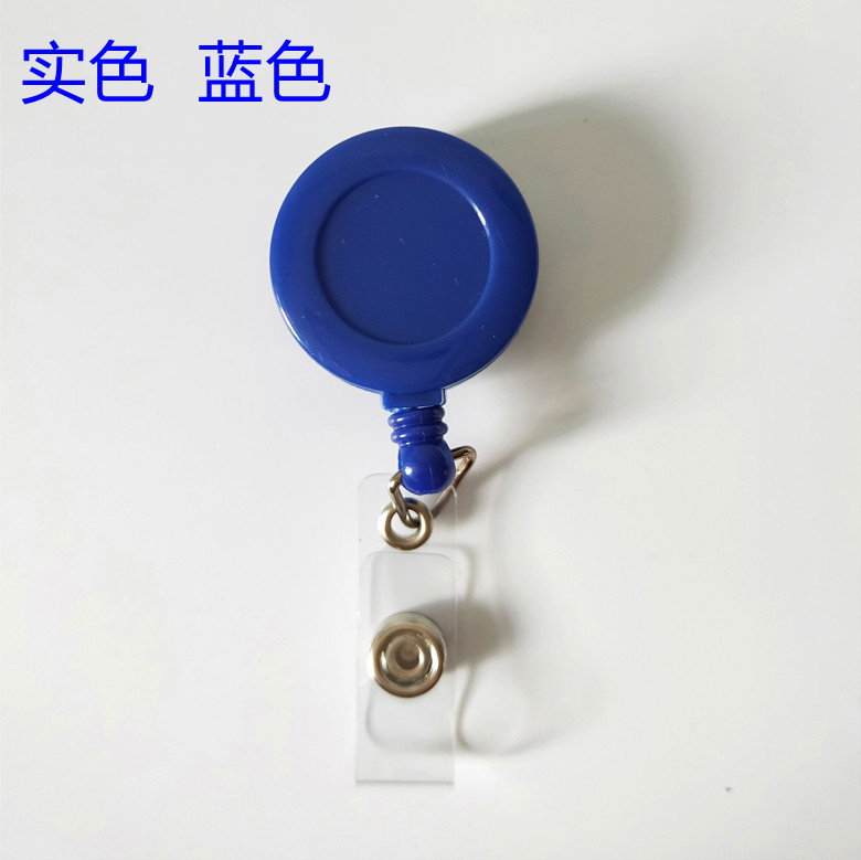 Intrekbare badgehaspel Medische werknemer Werkkaart Clip Arts Verpleegkundige ID Naamkaart Display Tag Personeelskaart Badgehouder Accessoires: Dark Purple