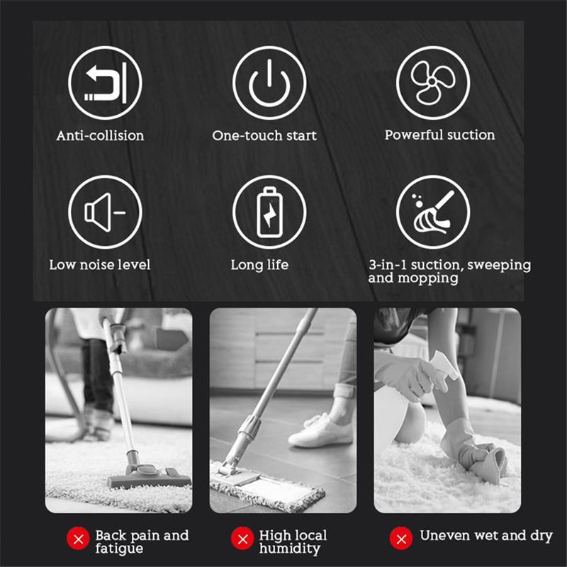 Smart Wireless Robot Vacuum Cleaner Household Sweeping Machine,Automatic Recharge,Cleaning Appliances,Electric Sweeper