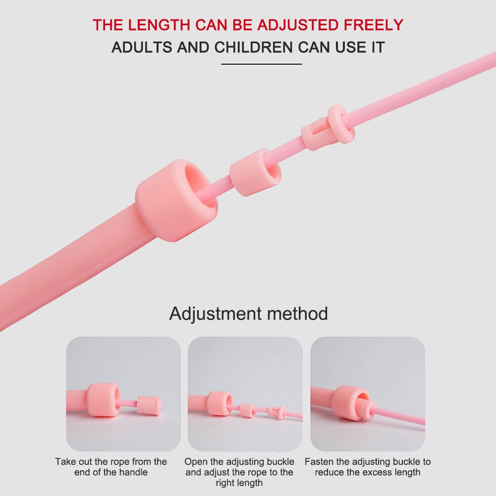 Speed Jump Rope Gym PVC Skipping Rope Adjustable Fitness Rope For Primary and Middle Students Training Equipment