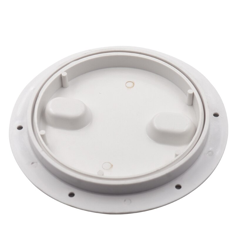 Plastic Marine Boat RV White Round 6" Access Hatch Cover Screw Out Deck Inspection Plate