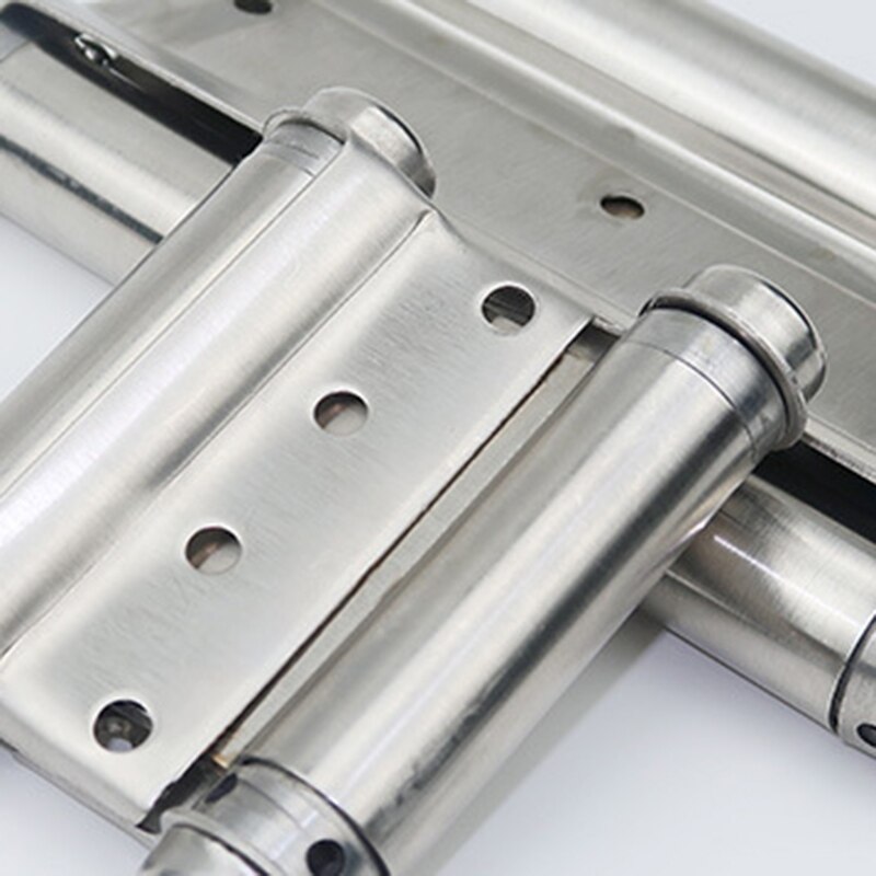 Dubbele Open Lente 5 Inch Scharnier Rvs Twee Manier Gratis Deur Scharnier Scharnier Cowboy Deur Hek Gewijd