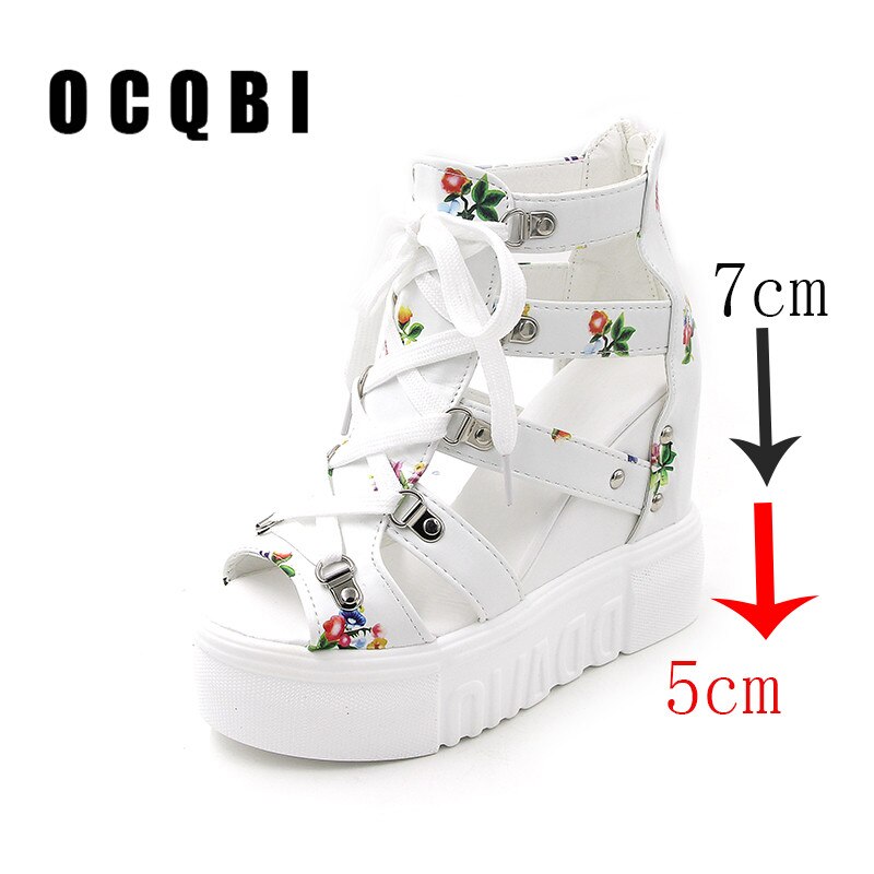 Plateau sandalen dames schoenen zomer super hoge hakken dames casual schoenen wedge sandalen dikke sandalen gladiator high top